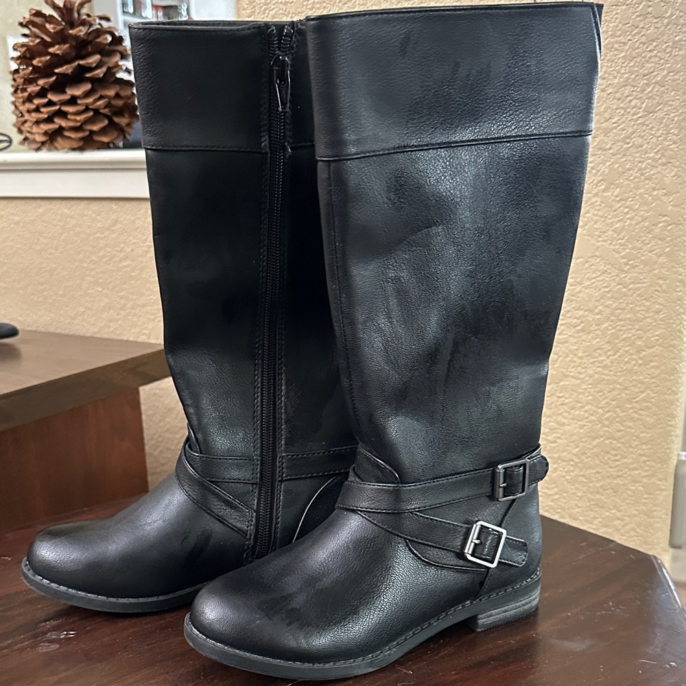 Cat & Jack Black Over the Knee Boots